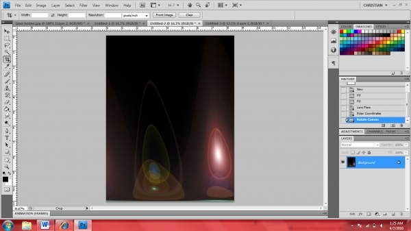 Creation of Holding an Orb: Step 2